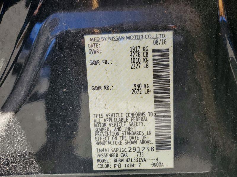 1N4AL3AP1GC291258 2016 NISSAN ALTIMA photo no. 12