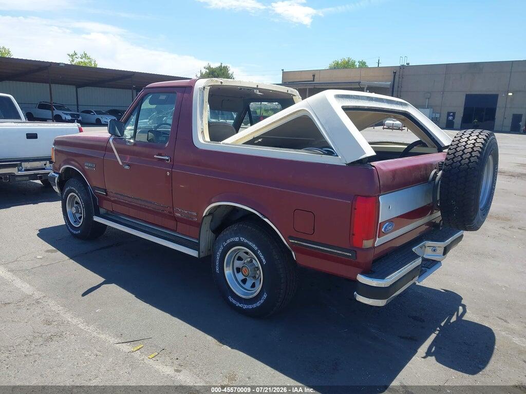 1FMEU15N8MLA51301 1991 FORD BRONCO photo no. 3