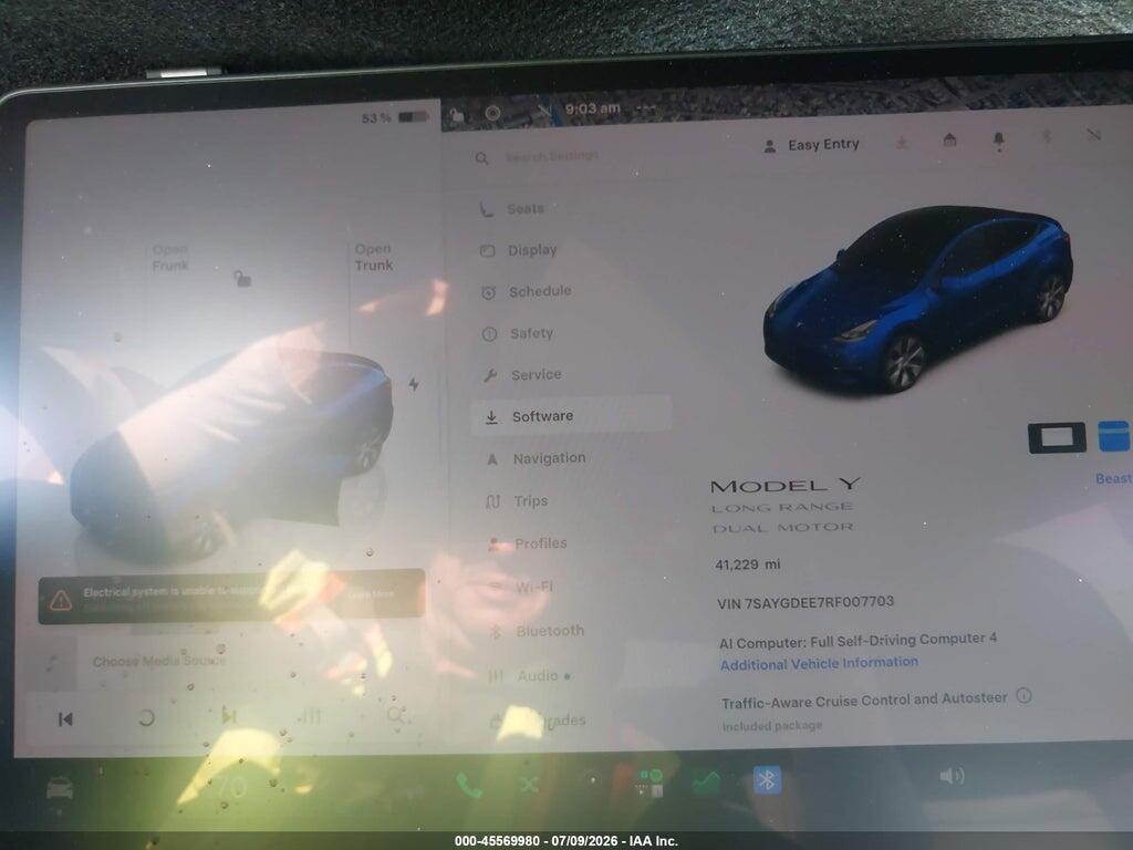 7SAYGDEE7RF007703 2024 TESLA MODEL Y photo no. 7