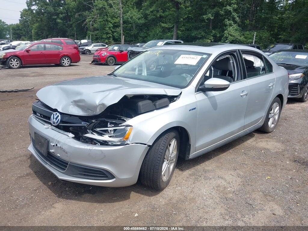 3VW637AJ5EM265452 2014 VOLKSWAGEN JETTA HYBRID photo no. 2