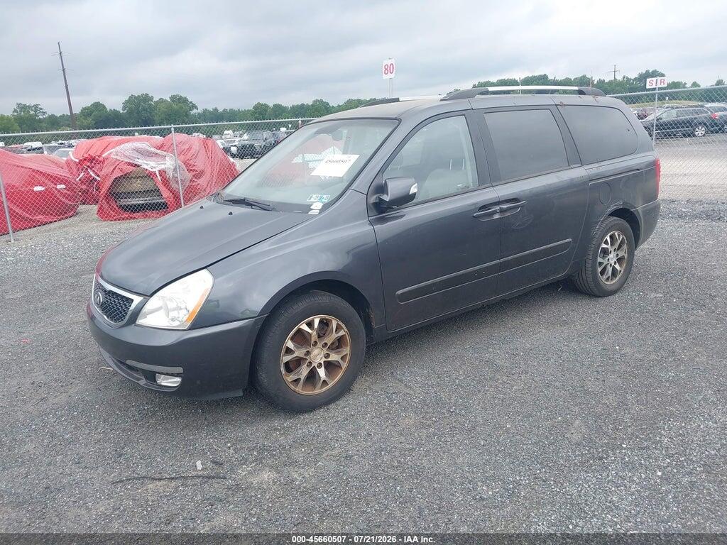 KNDMG4C76E6538834 2014 KIA SEDONA photo no. 2