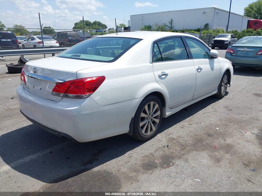 4T1BK3DB4BU378328 2011 TOYOTA AVALON photo no. 4