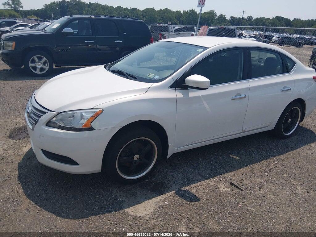 3N1AB7AP0EY335634 2014 NISSAN SENTRA photo no. 2