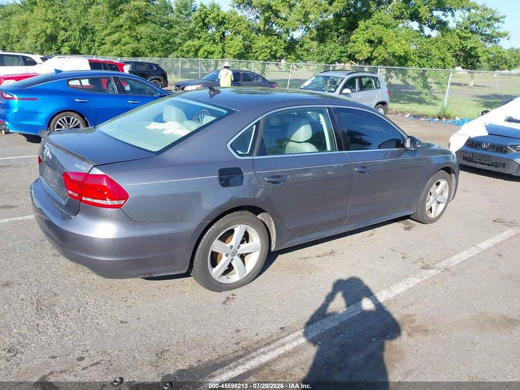 1VWBN7A38DC145204 2013 VOLKSWAGEN PASSAT photo no. 4