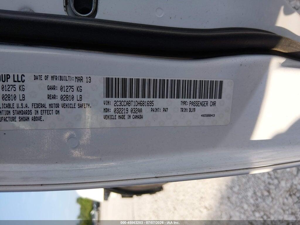2C3CCABT1DH681695 2013 CHRYSLER 300 photo no. 9