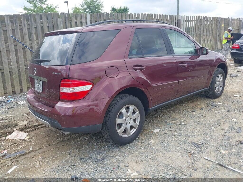 4JGBB86E97A208625 2007 MERCEDES-BENZ ML 350 photo no. 4
