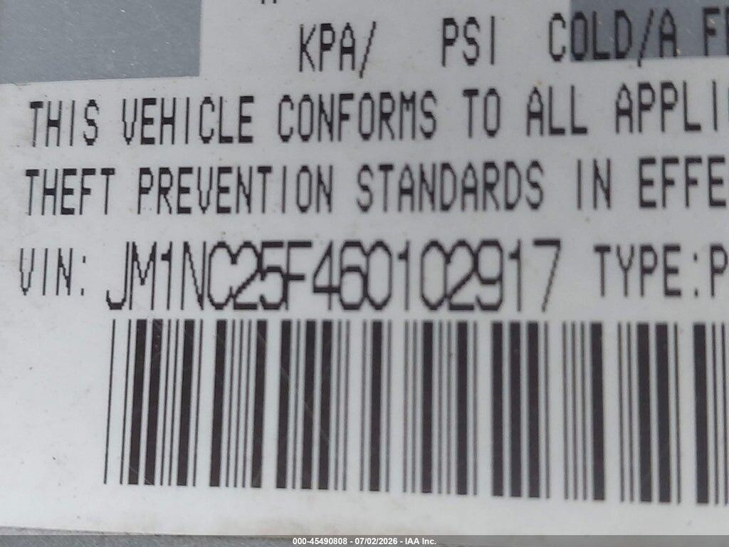 JM1NC25F460102917 2006 MAZDA MX-5 photo no. 9