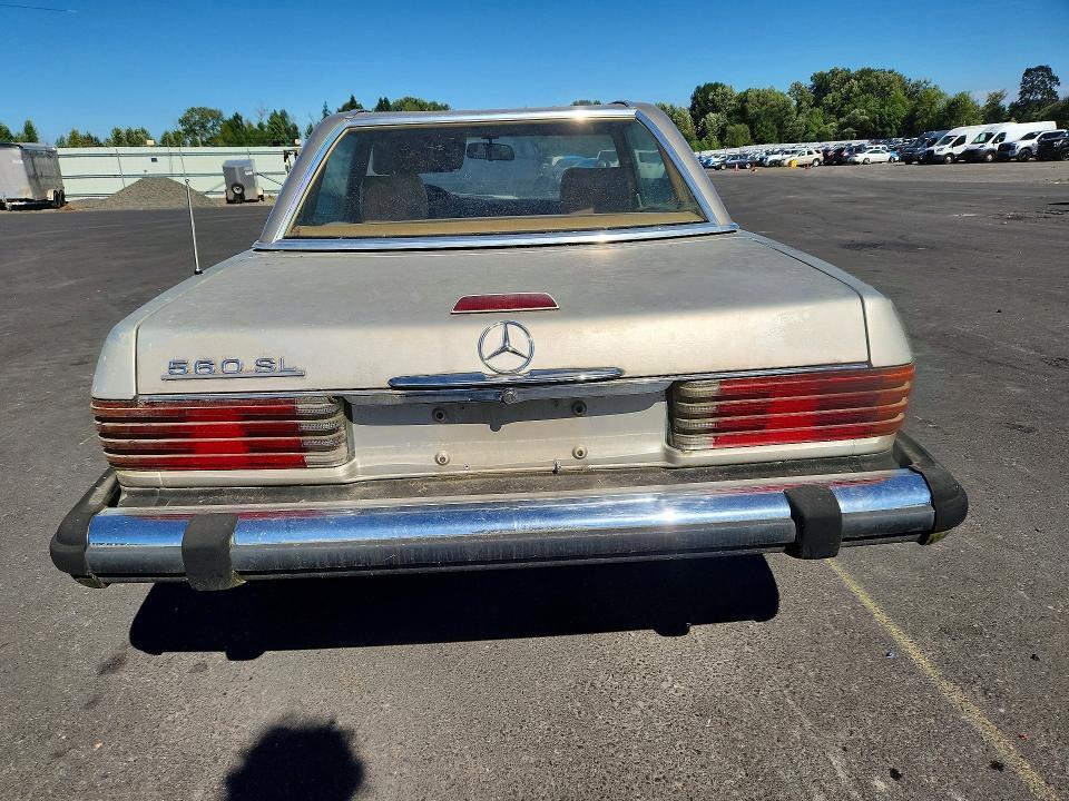 1988 MERCEDES-BENZ 560 SL — Фото 6 из 12