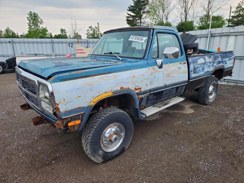 1986 DODGE D-SERIES 1B7FD04HXGS064088