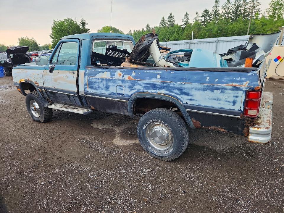 1986 DODGE D-SERIES D100 — Фото 2 из 13