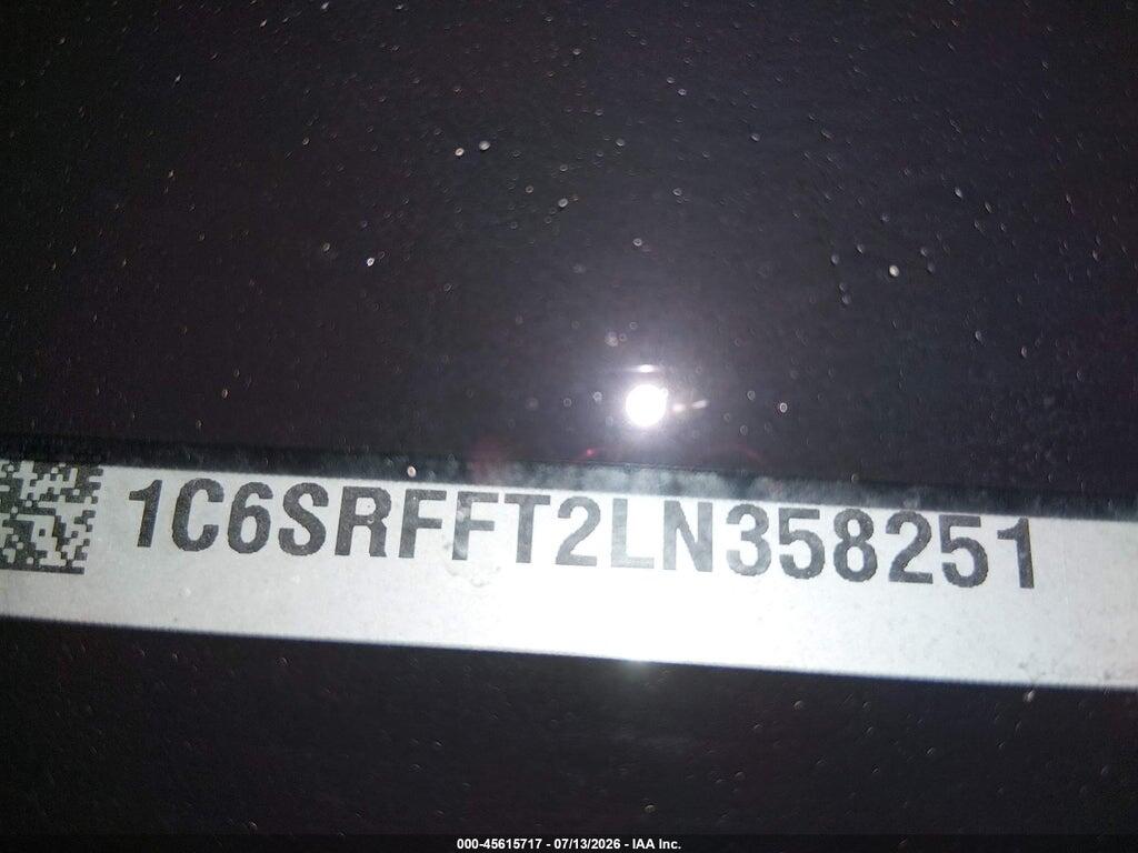 1C6SRFFT2LN358251 2020 RAM 1500 photo no. 9