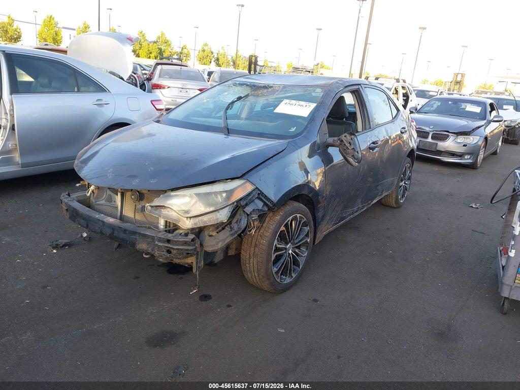 5YFBURHE7FP181839 2015 TOYOTA COROLLA photo no. 2