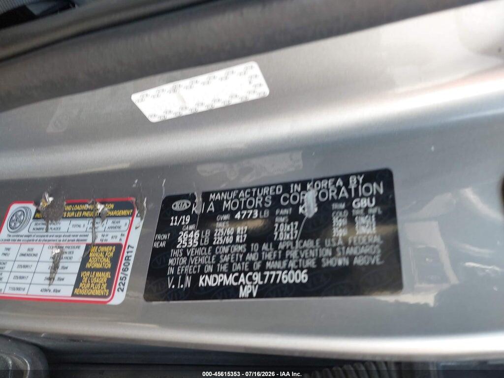 KNDPMCAC9L7776006 2020 KIA SPORTAGE photo no. 9