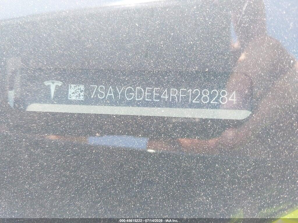 7SAYGDEE4RF128284 2024 TESLA MODEL Y photo no. 9