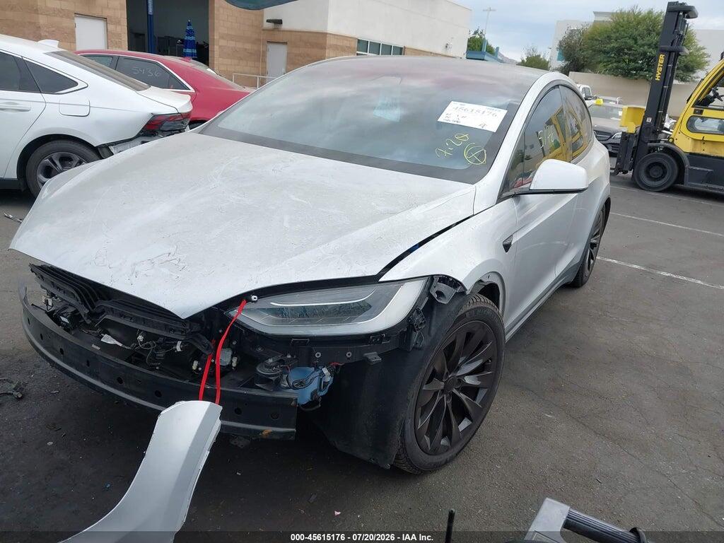 5YJXCAE26HF040280 2017 TESLA MODEL X photo no. 2