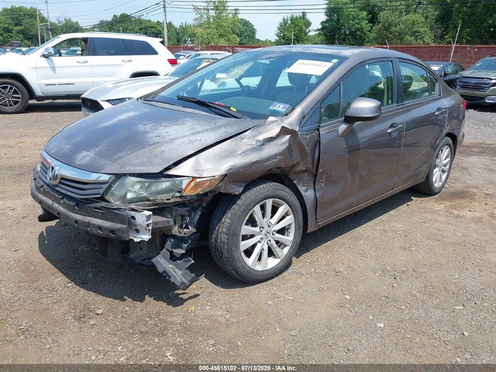 2HGFB2F92CH543955 2012 HONDA CIVIC photo no. 2