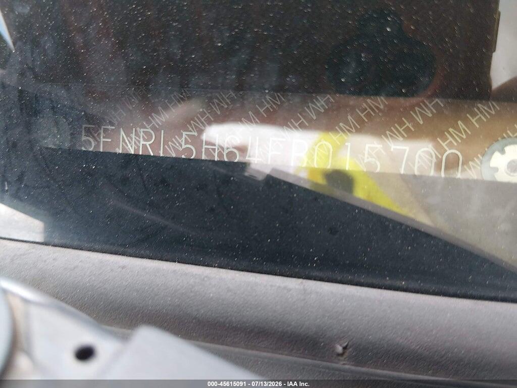 5FNRL5H64FB015700 2015 HONDA ODYSSEY photo no. 9