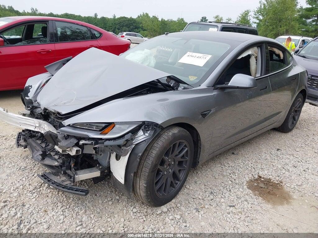 5YJ3E1EB3SF972985 2025 TESLA MODEL 3 photo no. 2