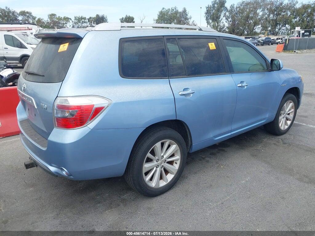 JTEEW41A882010239 2008 TOYOTA HIGHLANDER HYBRID photo no. 4