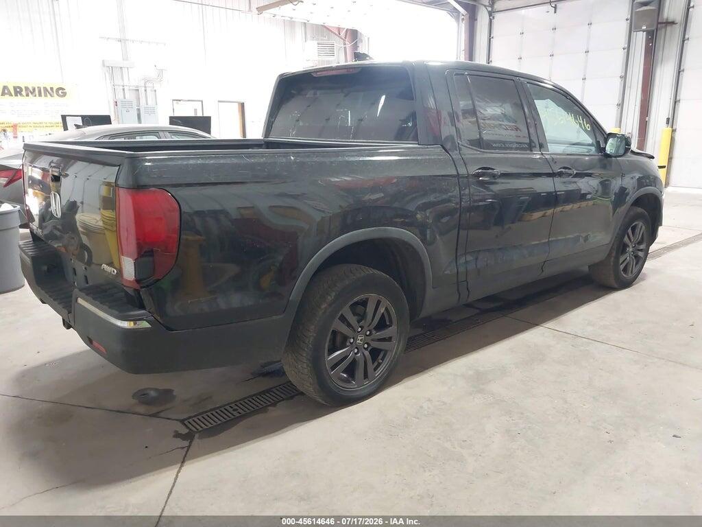 5FPYK3F13HB005325 2017 HONDA RIDGELINE photo no. 4