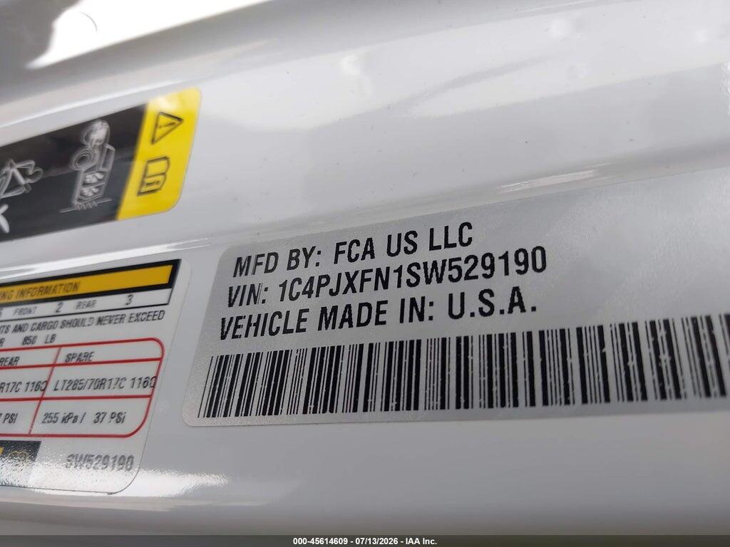 1C4PJXFN1SW529190 2025 JEEP WRANGLER photo no. 9