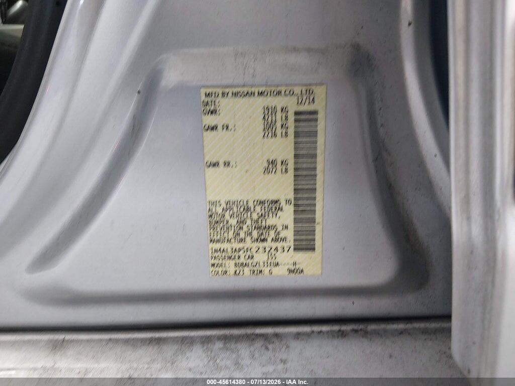 1N4AL3AP5FC232437 2015 NISSAN ALTIMA photo no. 9