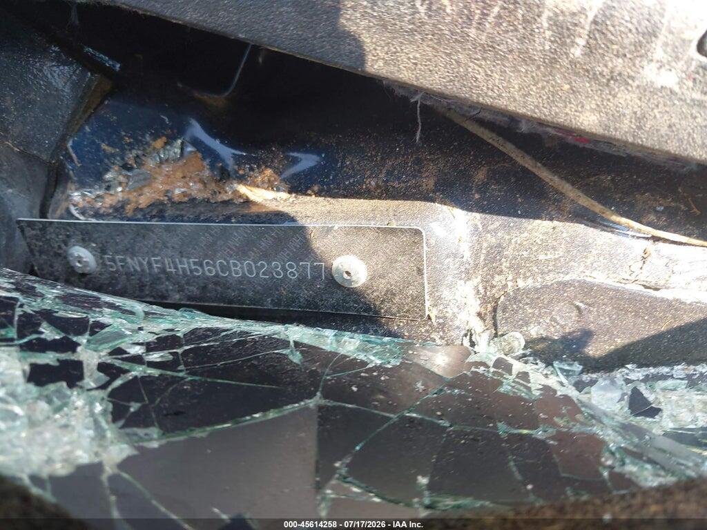5FNYF4H56CB023877 2012 HONDA PILOT photo no. 9
