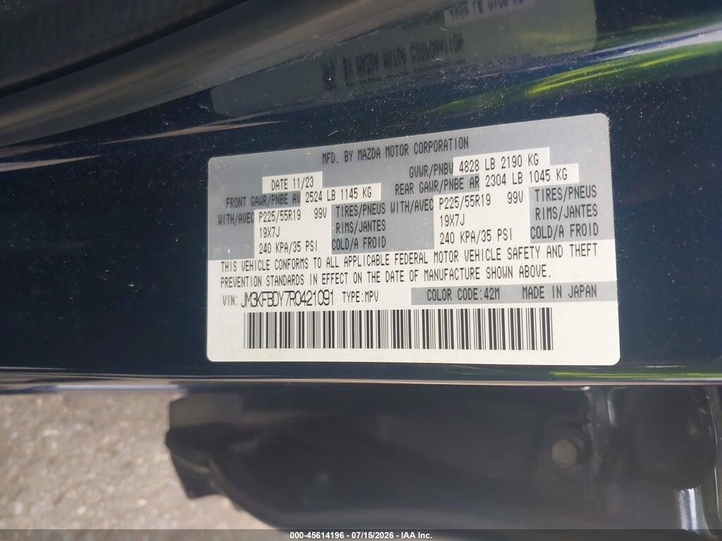 JM3KFBDY7R0421091 2024 MAZDA CX-5 photo no. 9