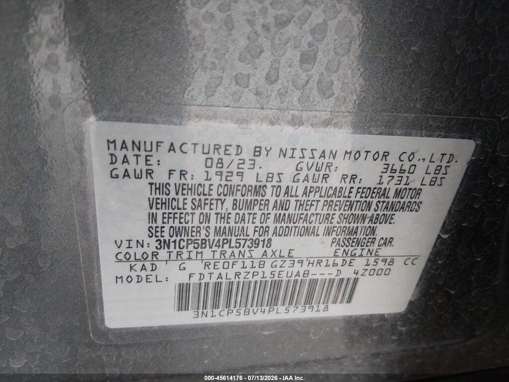 3N1CP5BV4PL573918 2023 NISSAN KICKS photo no. 9