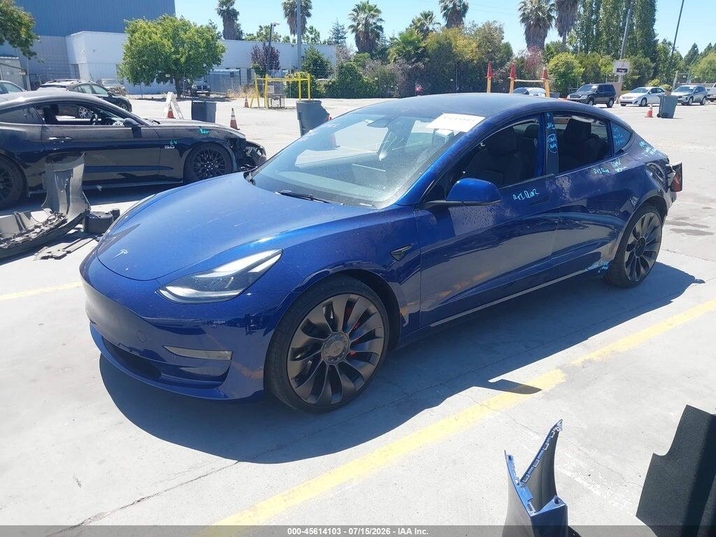 5YJ3E1EC2PF515584 2023 TESLA MODEL 3 photo no. 2
