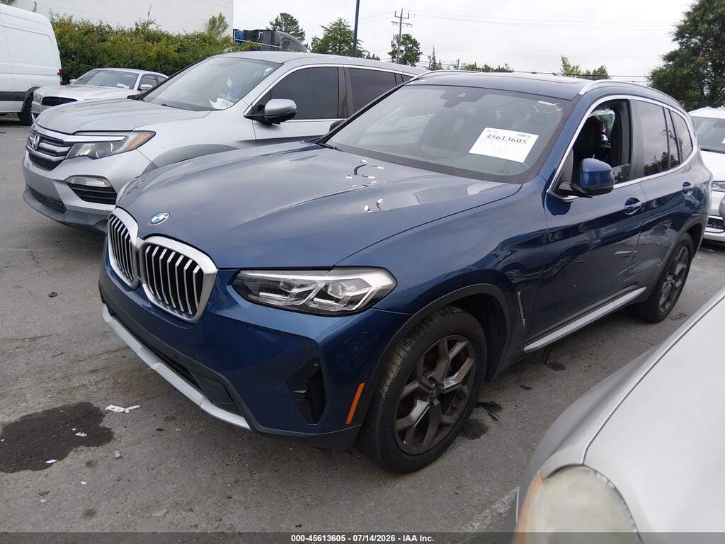 5UX53DP04N9J91014 2022 BMW X3 photo no. 2