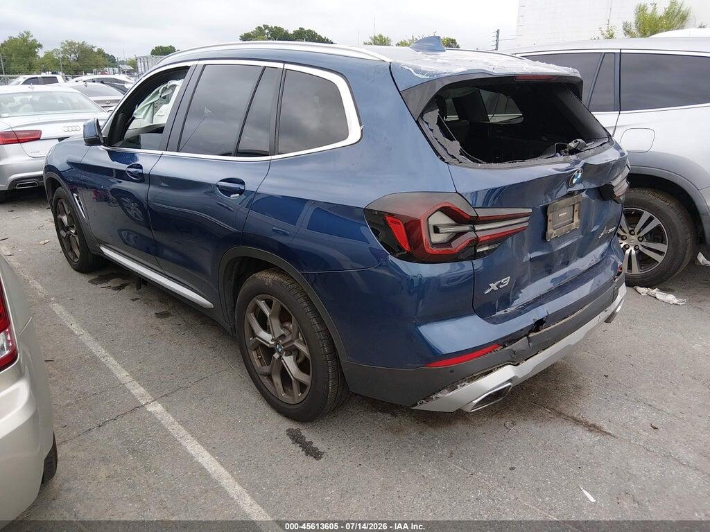 5UX53DP04N9J91014 2022 BMW X3 photo no. 3