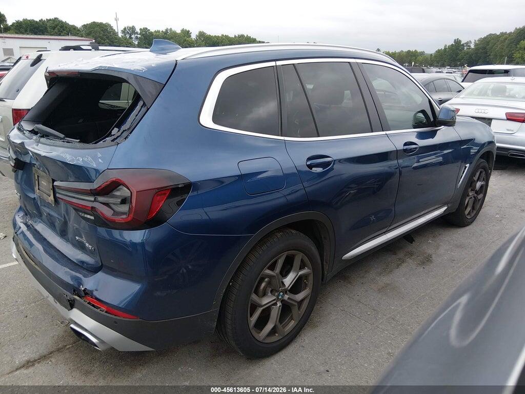 5UX53DP04N9J91014 2022 BMW X3 photo no. 4