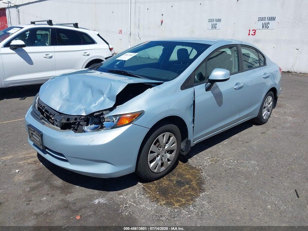 19XFB2F57CE309916 2012 HONDA CIVIC photo no. 2
