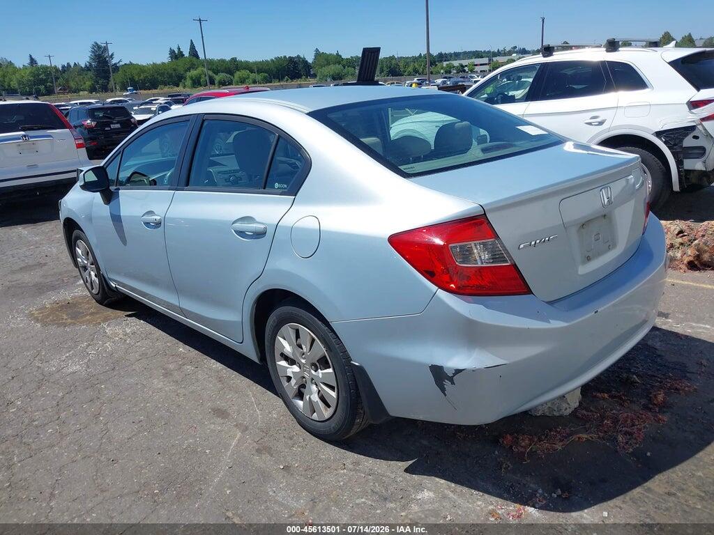 19XFB2F57CE309916 2012 HONDA CIVIC photo no. 3