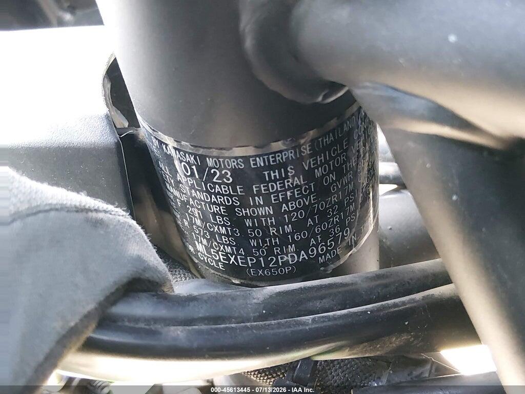 ML5EXEP12PDA96579 2023 KAWASAKI EX650 photo no. 10