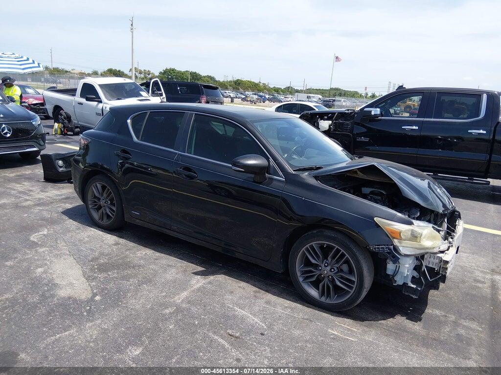 JTHKD5BHXC2086843 2012 LEXUS CT 200H photo no. 1