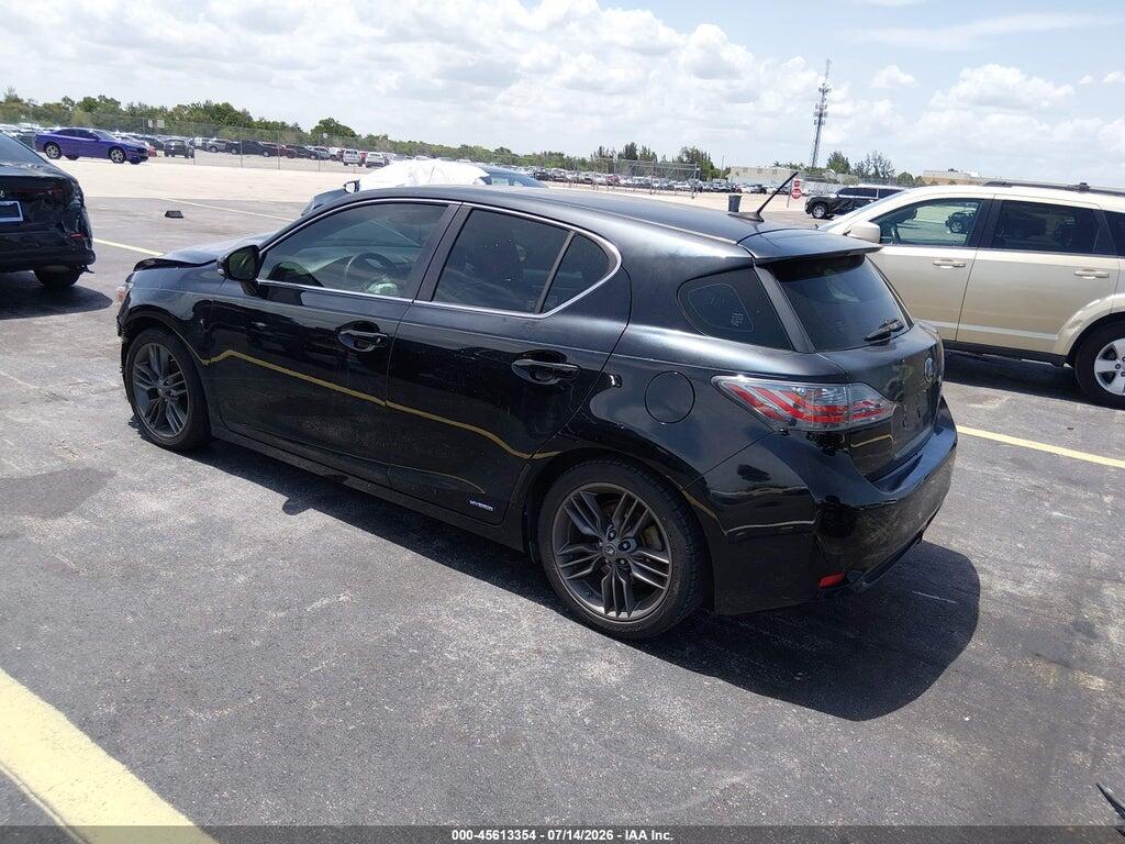 JTHKD5BHXC2086843 2012 LEXUS CT 200H photo no. 3
