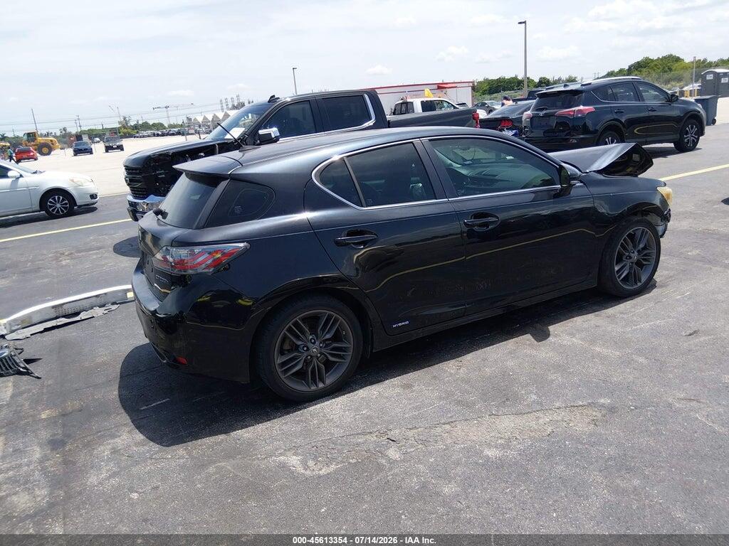 JTHKD5BHXC2086843 2012 LEXUS CT 200H photo no. 4
