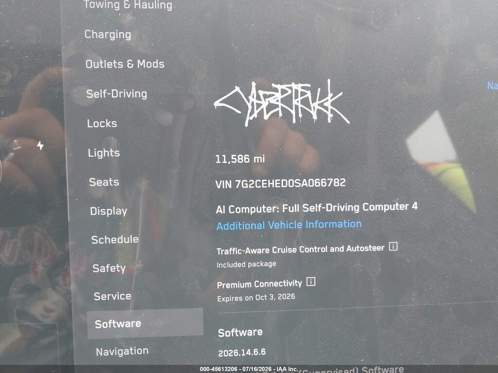 7G2CEHED0SA066782 2025 TESLA CYBERTRUCK photo no. 7