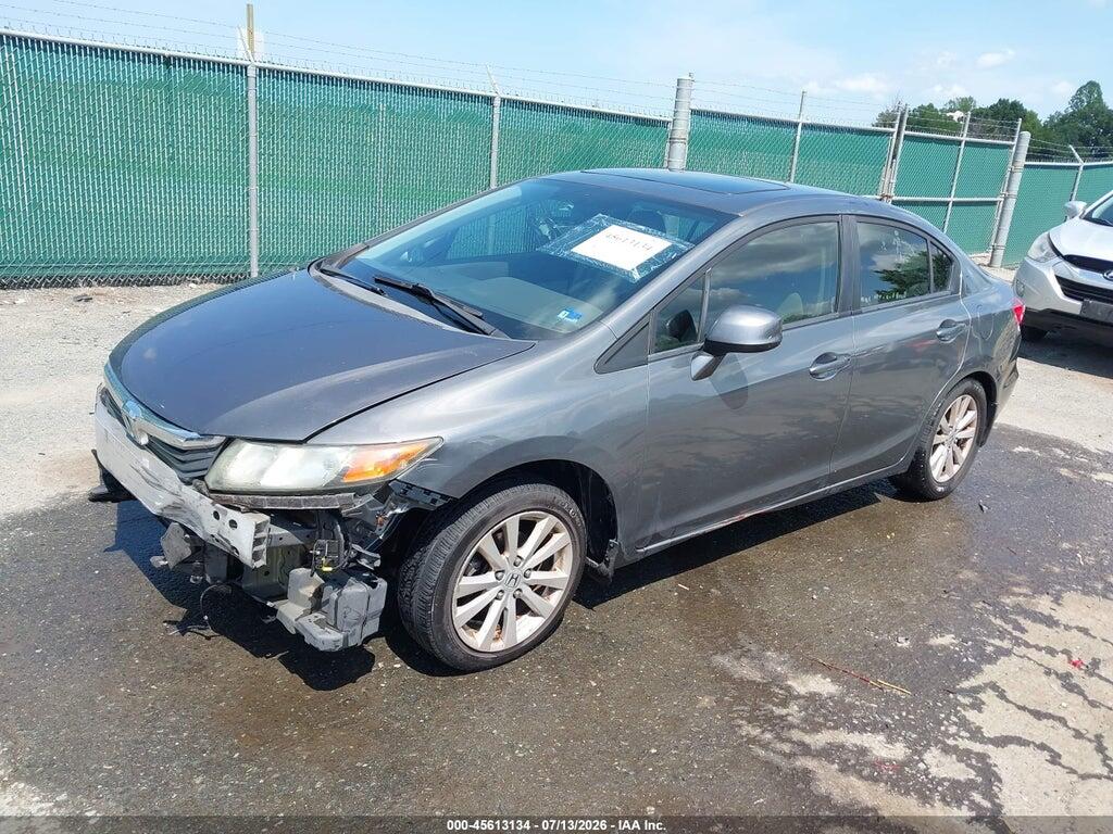 2HGFB2F93CH526808 2012 HONDA CIVIC photo no. 2