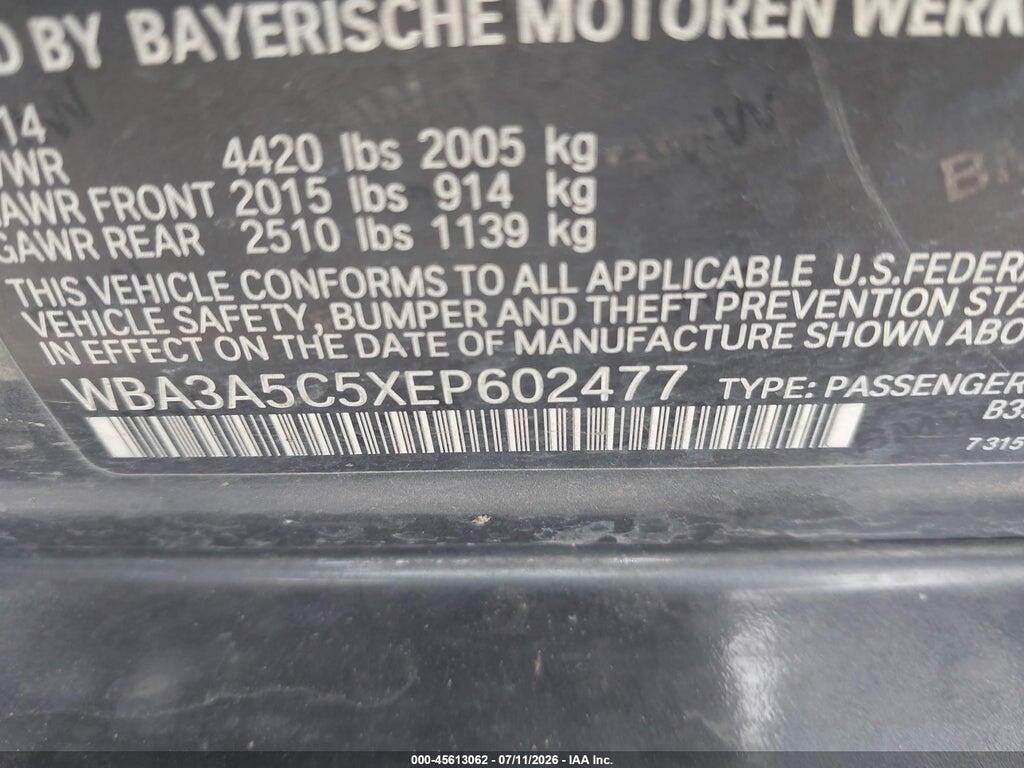 WBA3A5C5XEP602477 2014 BMW 328I photo no. 9